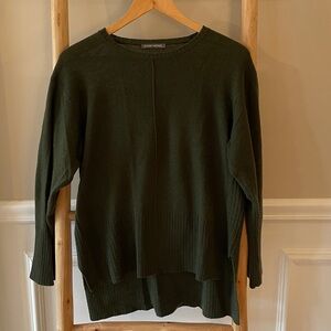 Claudia Nichole Forrest Green Cashmere Sweater
